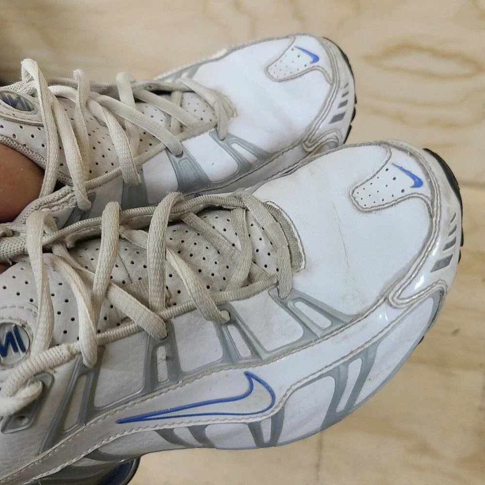 Nike Shox Women’s Running Sneaker‎ Shoe White Size 8 Athletic 313334-110